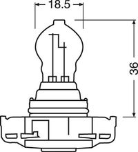 OSRAM Glühlampe, Blinkleuchte, Art.-Nr. 2503A