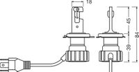 OSRAM Gl�hlampe, Fernscheinwerfer "NIGHT BREAKER� LED SMART H4/H19", Art.-Nr. 64193DWNBSM-2HB