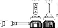 OSRAM Gl�hlampe, Fernscheinwerfer, Art.-Nr. 64213DWNBSM-2HB