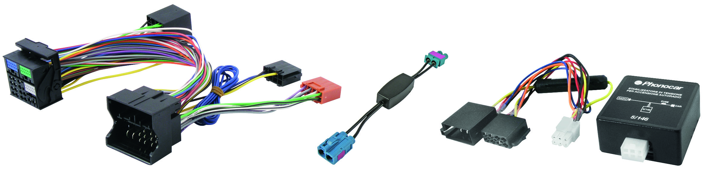 PHONOCAR Radio/Navigationssystem-Kombination Regler für Fzg. mit PHANTOM-Antenne und 36 Ah Batterie 05151