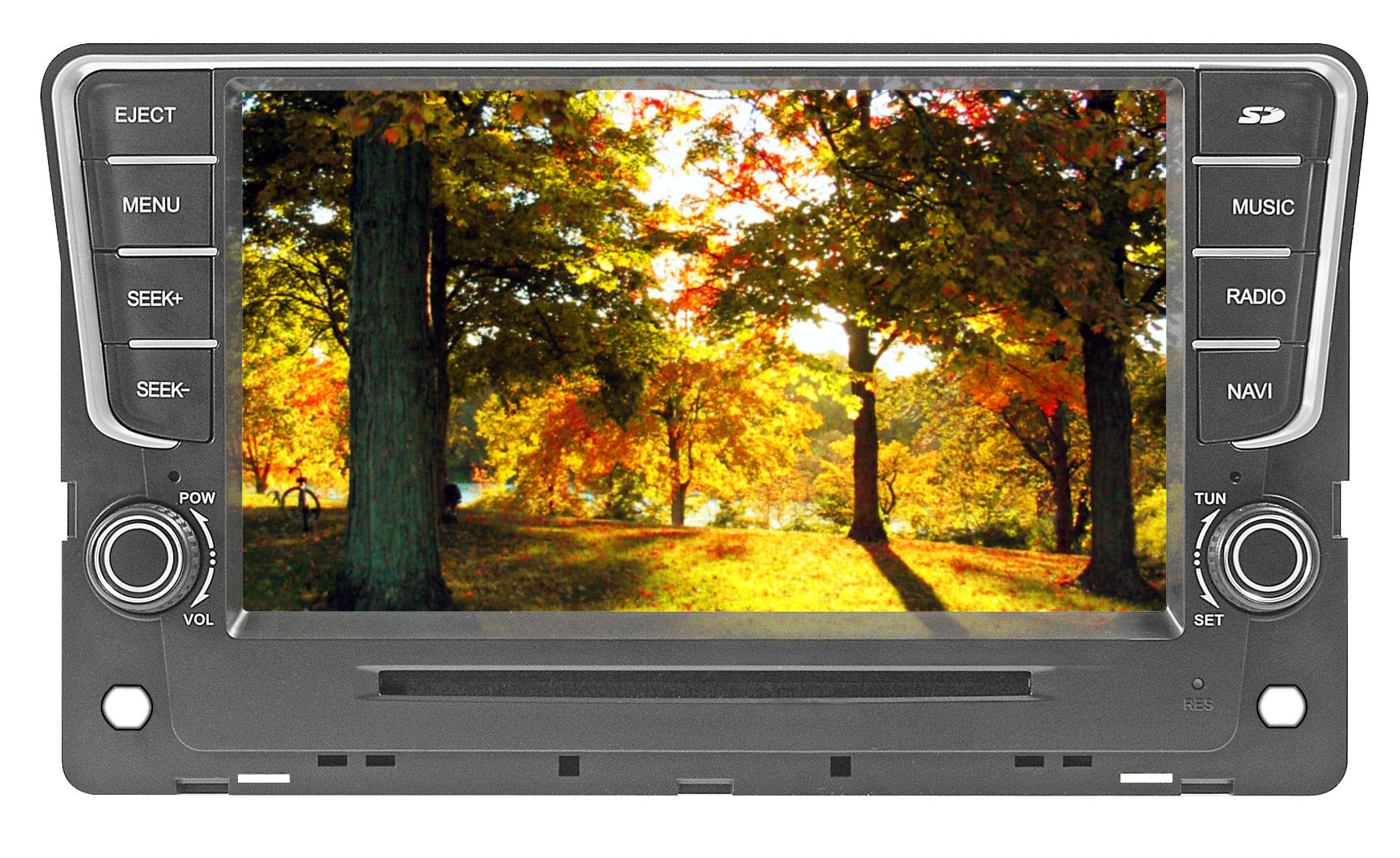 PHONOCAR Radio/Navigationssystem-Kombination Media station 8 Navigation DVD vm112