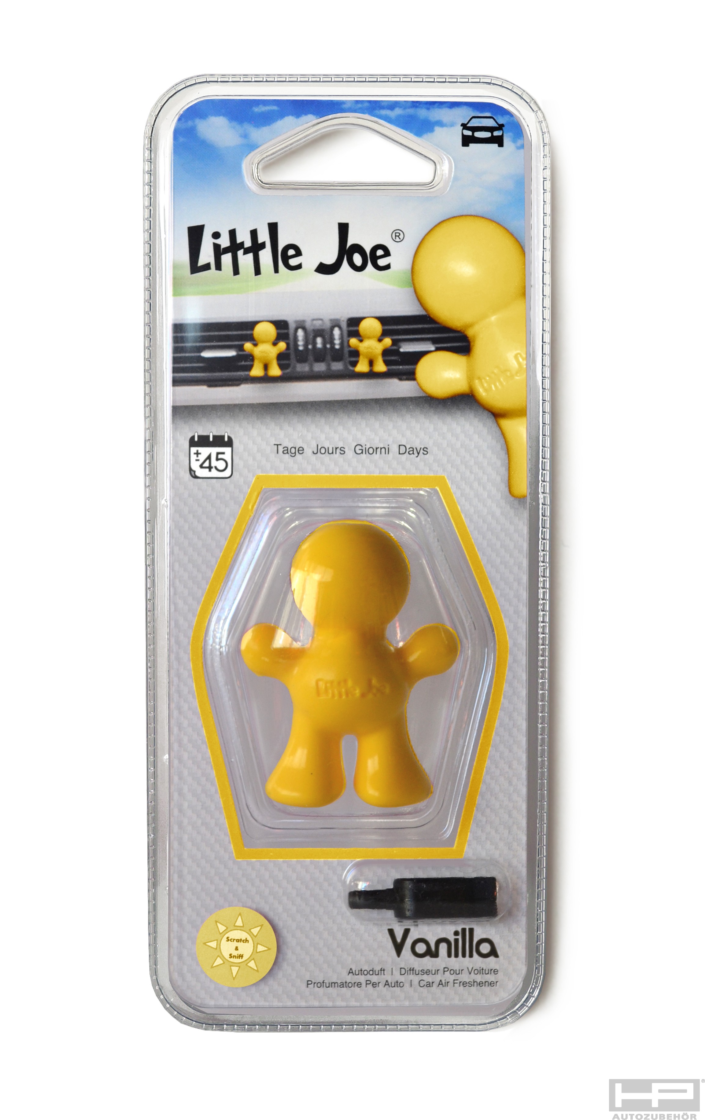 HPAUTO Lufterfrischer Little Joe Vanille, Farbe Gelb 88002 0.002KG