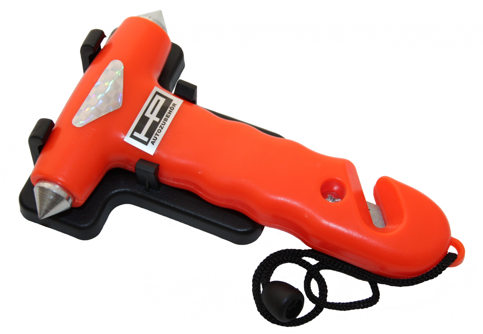 Hp Autozubehör Rot/Orange Pannenhilfe, Nothammer Mit Gurtmesser - Image 4