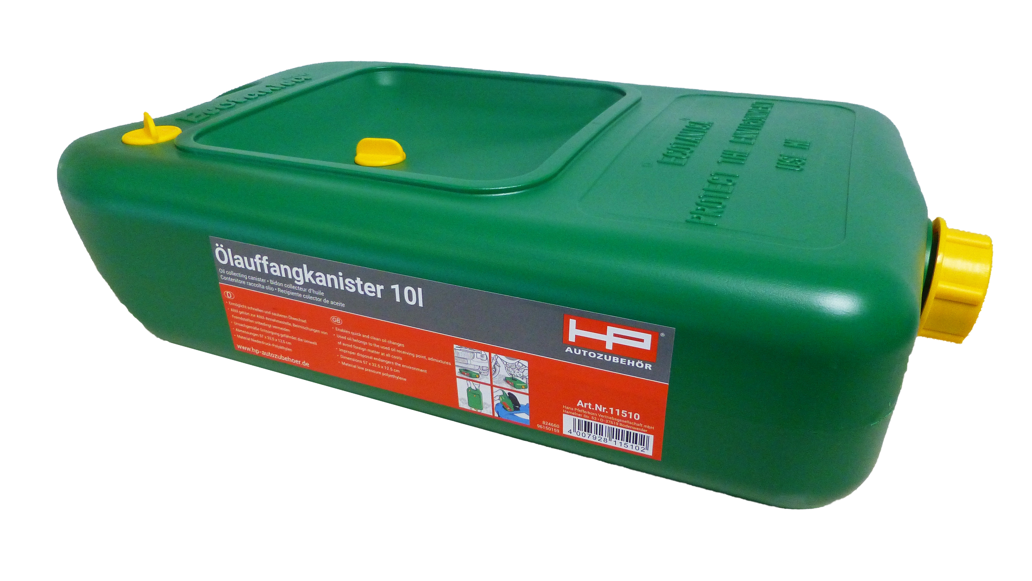 HPAUTO Auffangbehälter, Öl Öl-Auffangkanister Inhalt 10l 11510