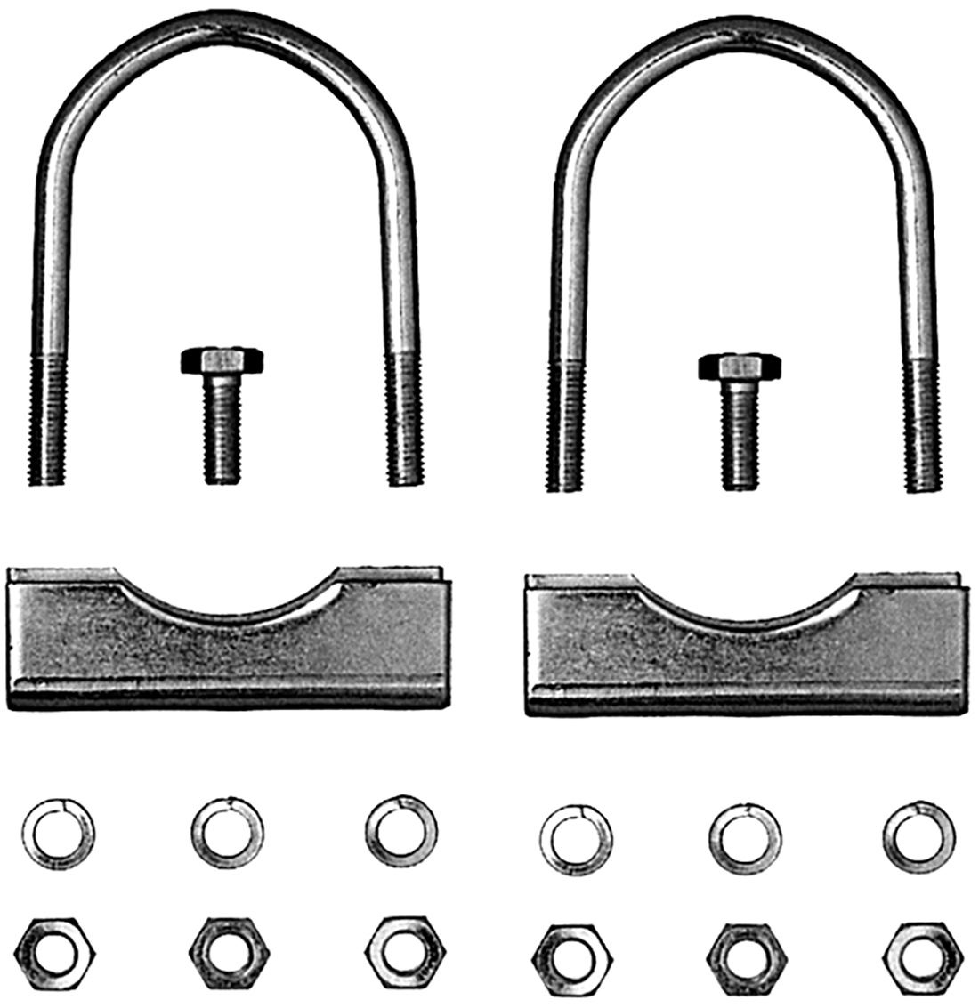 HPAUTO Schloß, Anhängevorrichtung Stützradhalter-Set 48mm 25109