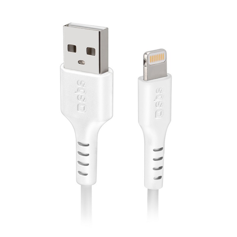 SBS USB Data Cable Apple Lightning C-89 1m white - Bild 2