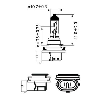 PHILIPS Glühlampe, Nebelscheinwerfer 12360c1 für Audi VAG BMW