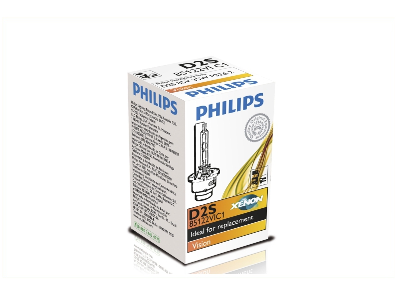 PHILIPS Glühlampe, Hauptscheinwerfer D2S Vision 35W (1 Stk.) 85122vic1 für Volvo DAF Opel BMW (BRILLIANCE) Fiat Iveco TATA VW Citroën MAN LAND RO