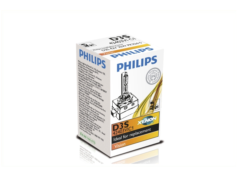PHILIPS Glühlampe, Hauptscheinwerfer D3S Vision 35W (1 Stk.) 42403vic1 für Ford Fiat Volvo VAG JEEP Porsche Skoda LAND ROVER