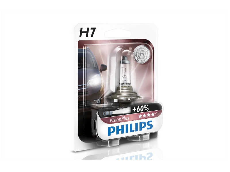 PHILIPS Glühlampe H7 VisionPlus 55W (1 Stk.) 12972vpb1 für YAMAHA Citroën Volvo DAF Opel ALFA ROMEO GM Vaughall Iveco SMART CHEVROLET VW