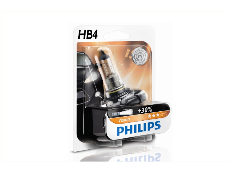 PHILIPS Glühlampe, Hauptscheinwerfer HB4 Vision 55W (1 Stk.) 9006prb1 für VW SEAT Mercedes BMW TOYOTA