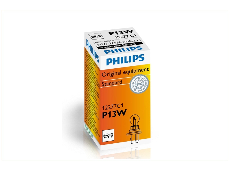 PHILIPS Glühlampe, Tagfahrleuchte P13W (1 Stk.) 12277c1 für MAZDA Peugeot VW TOYOTA