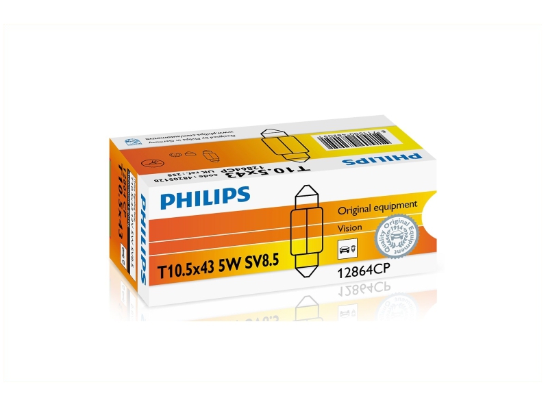 PHILIPS Glühlampe, Türleuchte Sofitte 5W [12V] (1 Stk.) 12864cp