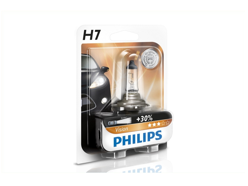 PHILIPS Glühlampe, Hauptscheinwerfer H4 VisionPlus 60/55W (1 Stk.) 12342vpb1 für Volvo LAND ROVER Citroën Ford DAF Opel Fiat HOLDEN GM ME