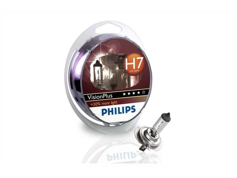 PHILIPS Glühlampe, Nebelscheinwerfer H7 Vision Plus 55W (2 Stk.) 12972vps2 für YAMAHA Citroën Volvo DAF Opel ALFA ROMEO GM Vaughall Iveco