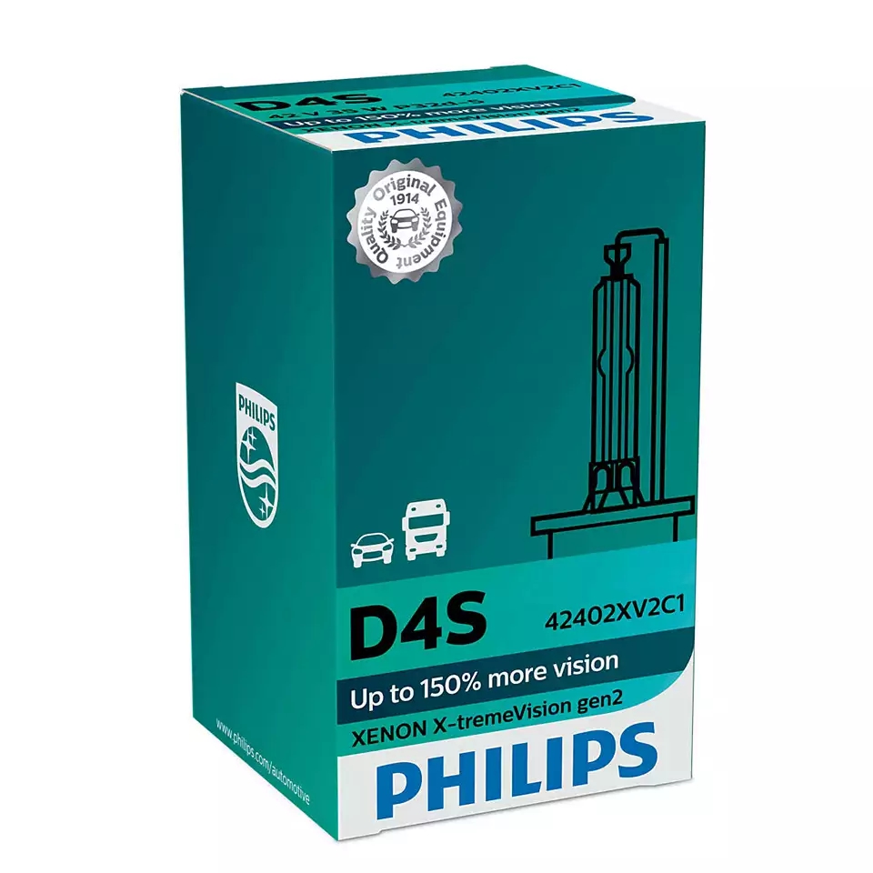 PHILIPS Glühlampe D4S X-tremeVision gen2 (1 Stk.) 42402xv2c1 für MAZDA HONDA TOYOTA
