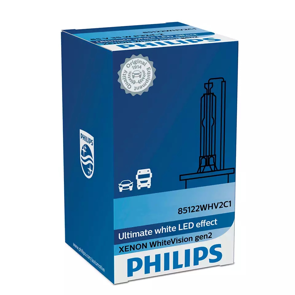 PHILIPS Glühlampe D3S WhiteVision gen2 (1 Stk.) 42403whv2c1 für Ford Fiat Volvo VAG JEEP Porsche Skoda LAND ROVER