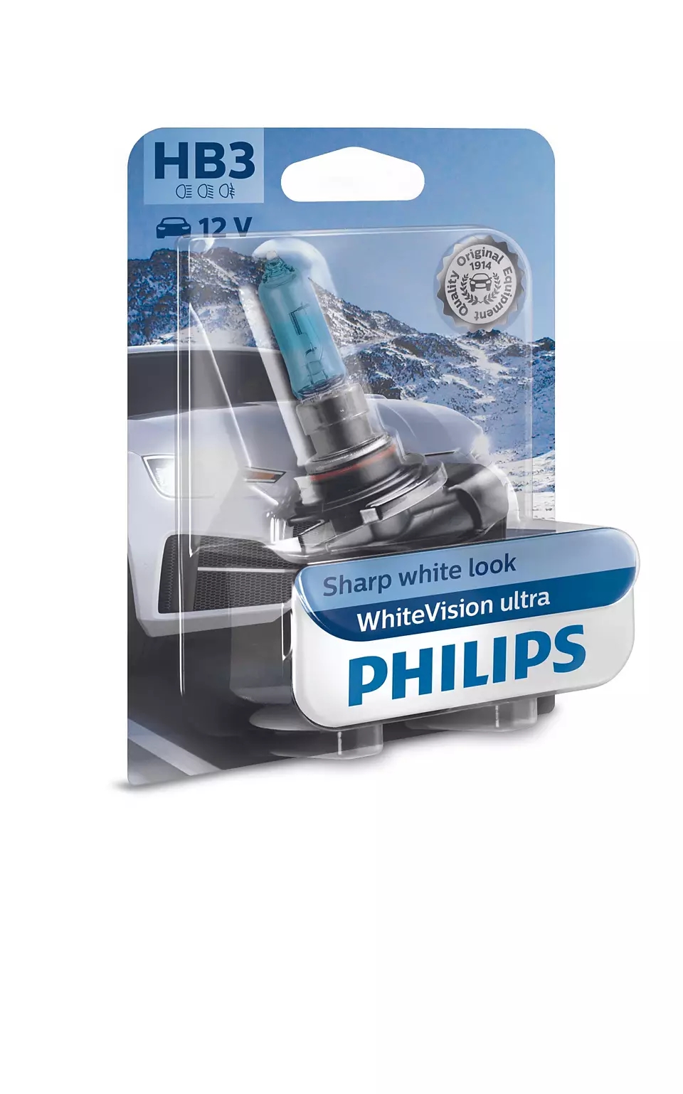 PHILIPS Glühlampe HB3 WhiteVision ultra (1 Stk.) 9005wvub1 für JAGUAR BMW ALFA ROMEO VAG