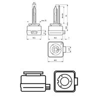 PHILIPS Glhlampe, Fernscheinwerfer "Xenon Vision", Art.-Nr. 85415VIS1