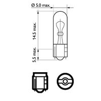 PHILIPS Glhlampe, Innenraumleuchte, Art.-Nr. 12521CP