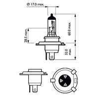 PHILIPS Glhlampe, Fernscheinwerfer "X-tremeVision G-force", Art.-Nr. 12342XVGS2