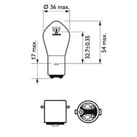 PHILIPS Glhlampe, Fernscheinwerfer, Art.-Nr. 12728BW