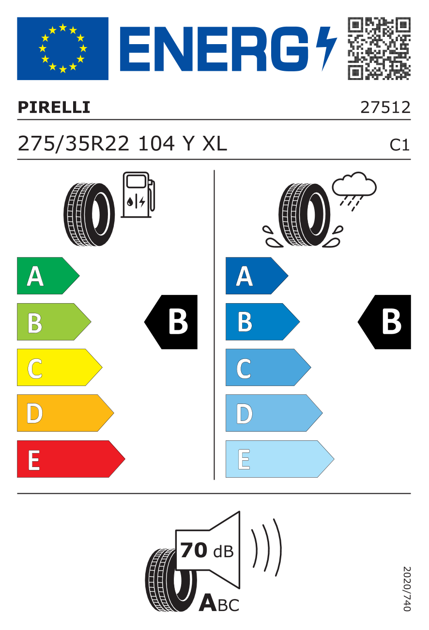 Pirelli PIRELLI Sommerreifen 275/35 R22 104Y XL *, BMW X5 - P Zero PZ4 LS 2751200 275/35 R22