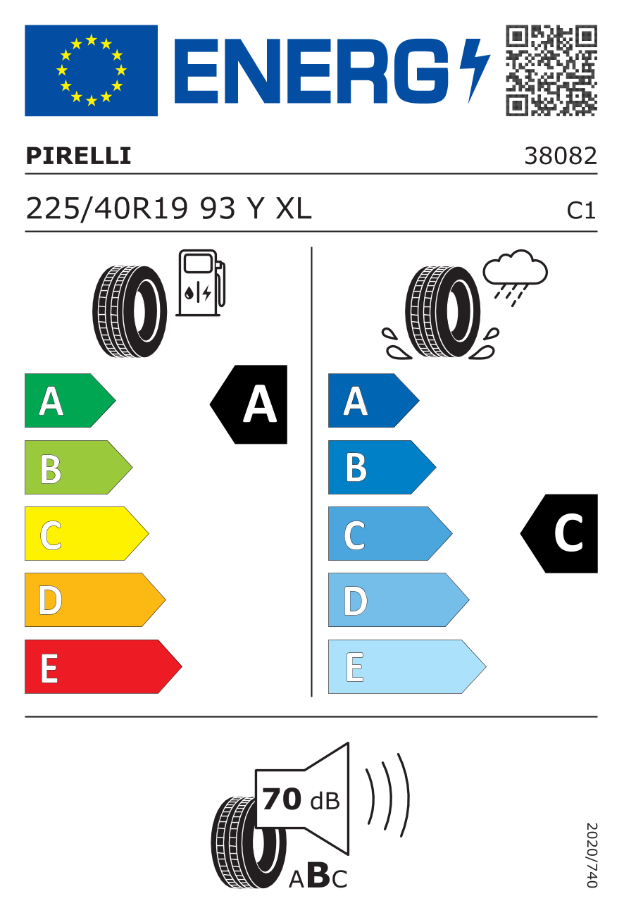 PIRELLI P-ZERO (PZ4) (*) 225/40R19 93Y (*) XL MFS BSW - Bild 10