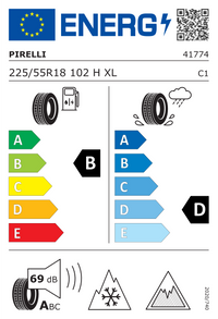 Pirelli Winterreifen "[Pirelli] 225/55R18 102H - Ice Zero Asimmetrico", Art.-Nr. 4177400