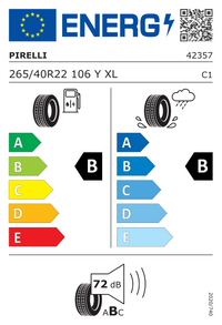 Pirelli Sommerreifen "[Pirelli] 265/40R22 106Y - P Zero", Art.-Nr. 4235700