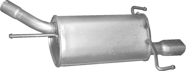 POLMO Endschalldämpfer 17266 für Opel