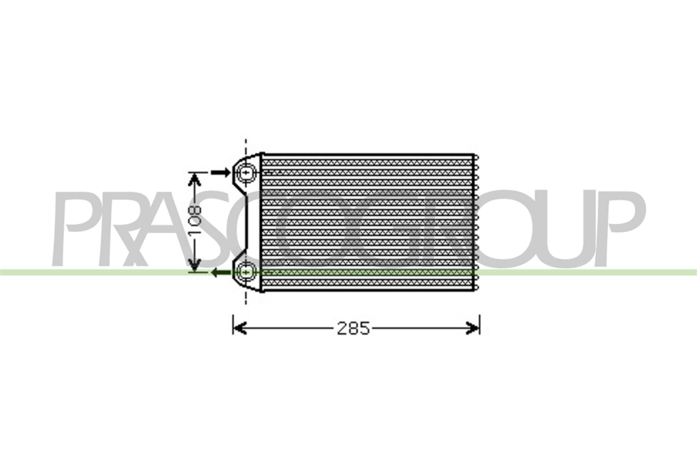 Prasco Wärmetauscher, Innenraumheizung Ad020h001 Für Audi
