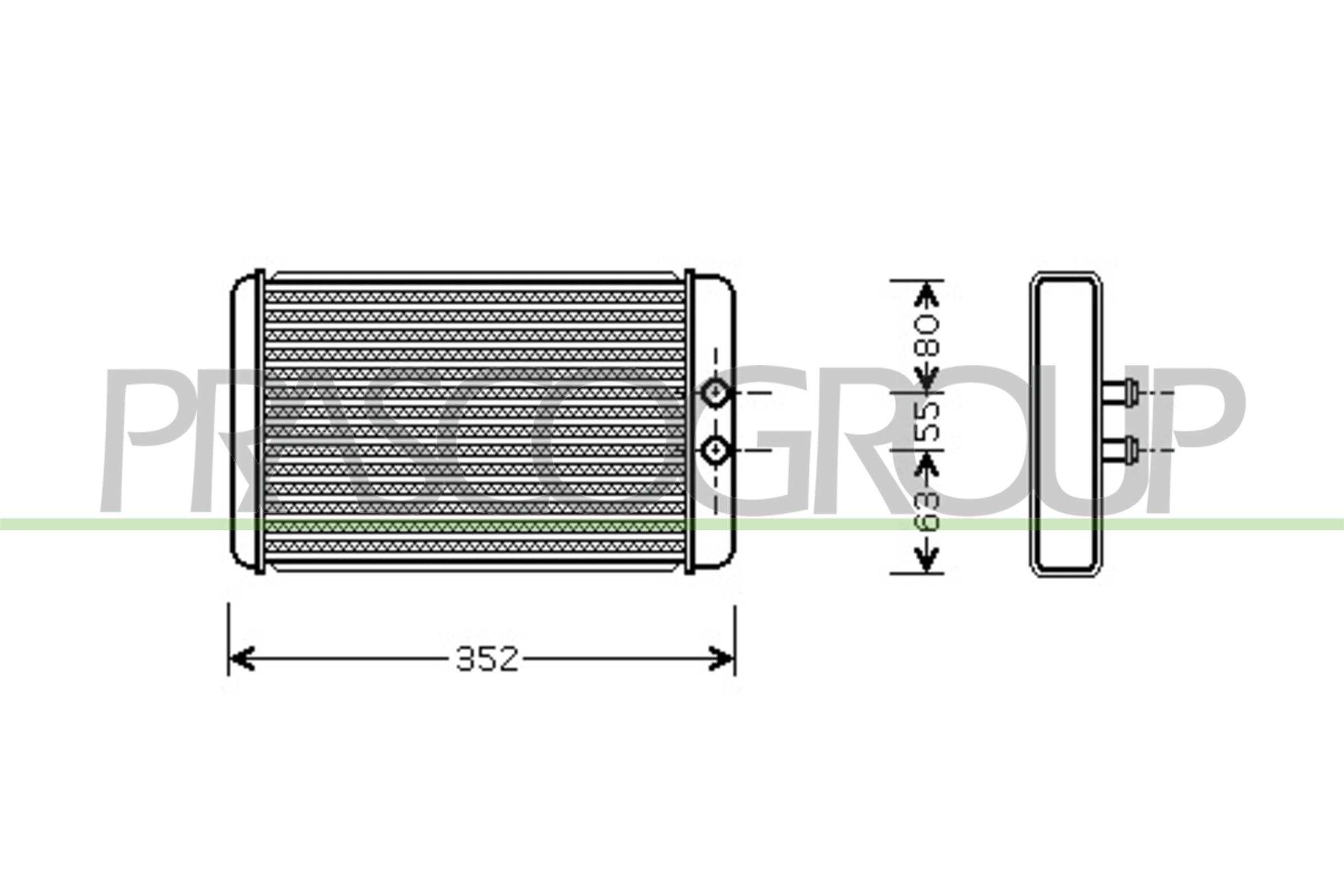 Prasco Wärmetauscher, Innenraumheizung Ci950h003 Für Citroën