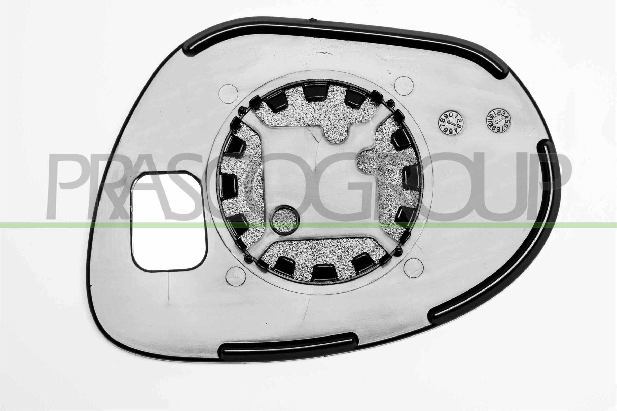PRASCO Spiegelglas, Außenspiegel ds7007503p rechts für NISSAN