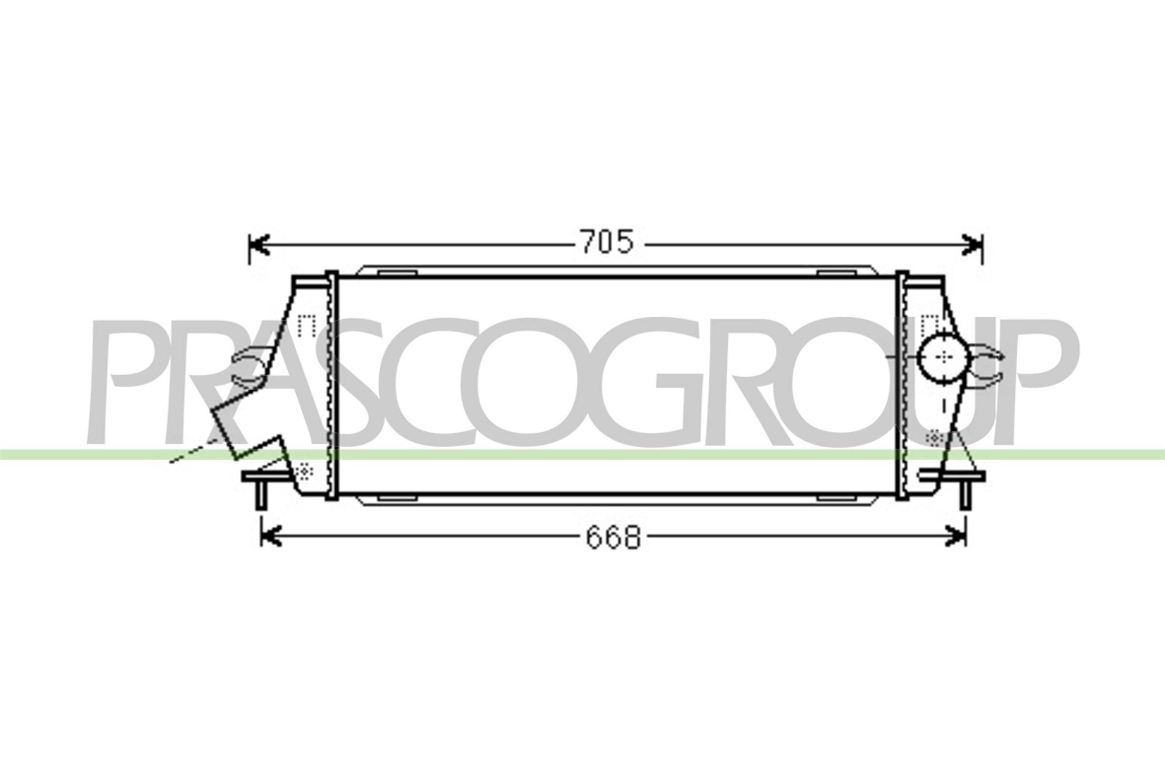 Prasco Ladeluftkühler Ds952n001 Für Opel Vaughall Nissan