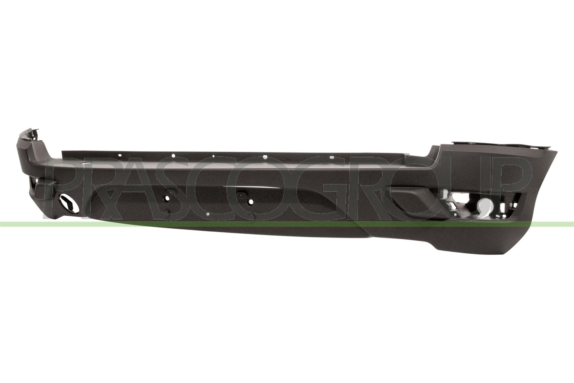 PRASCO Stoßfänger hinten schwarz für FORD 1873086 FD7501051