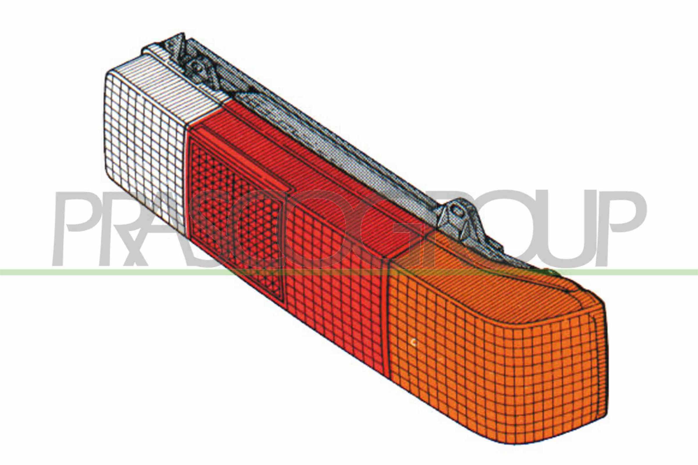 Prasco Heckleuchte Ft0174054 Links Für Fiat