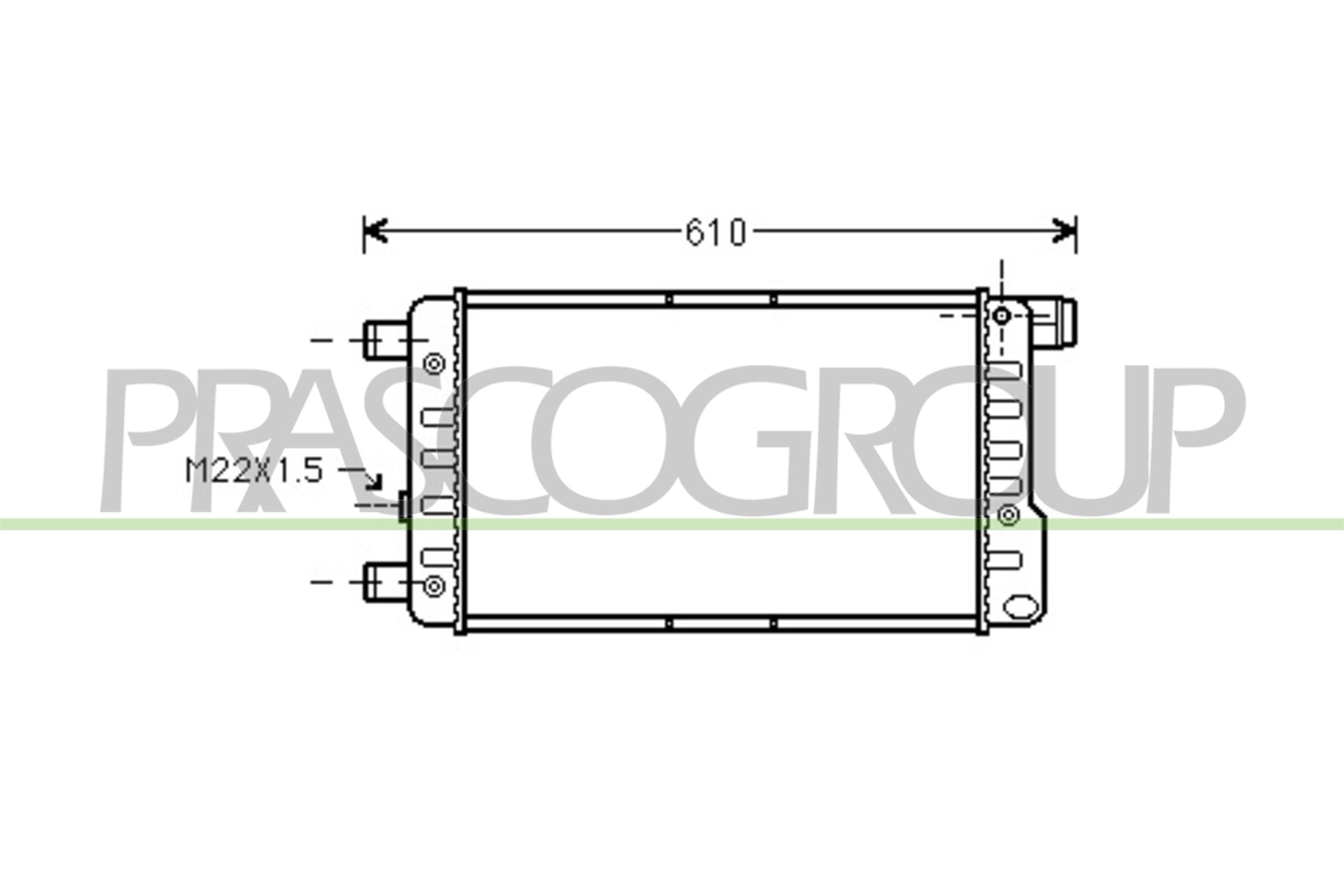 Prasco Kühler, Motorkühlung Ft017r001 Für Fiat