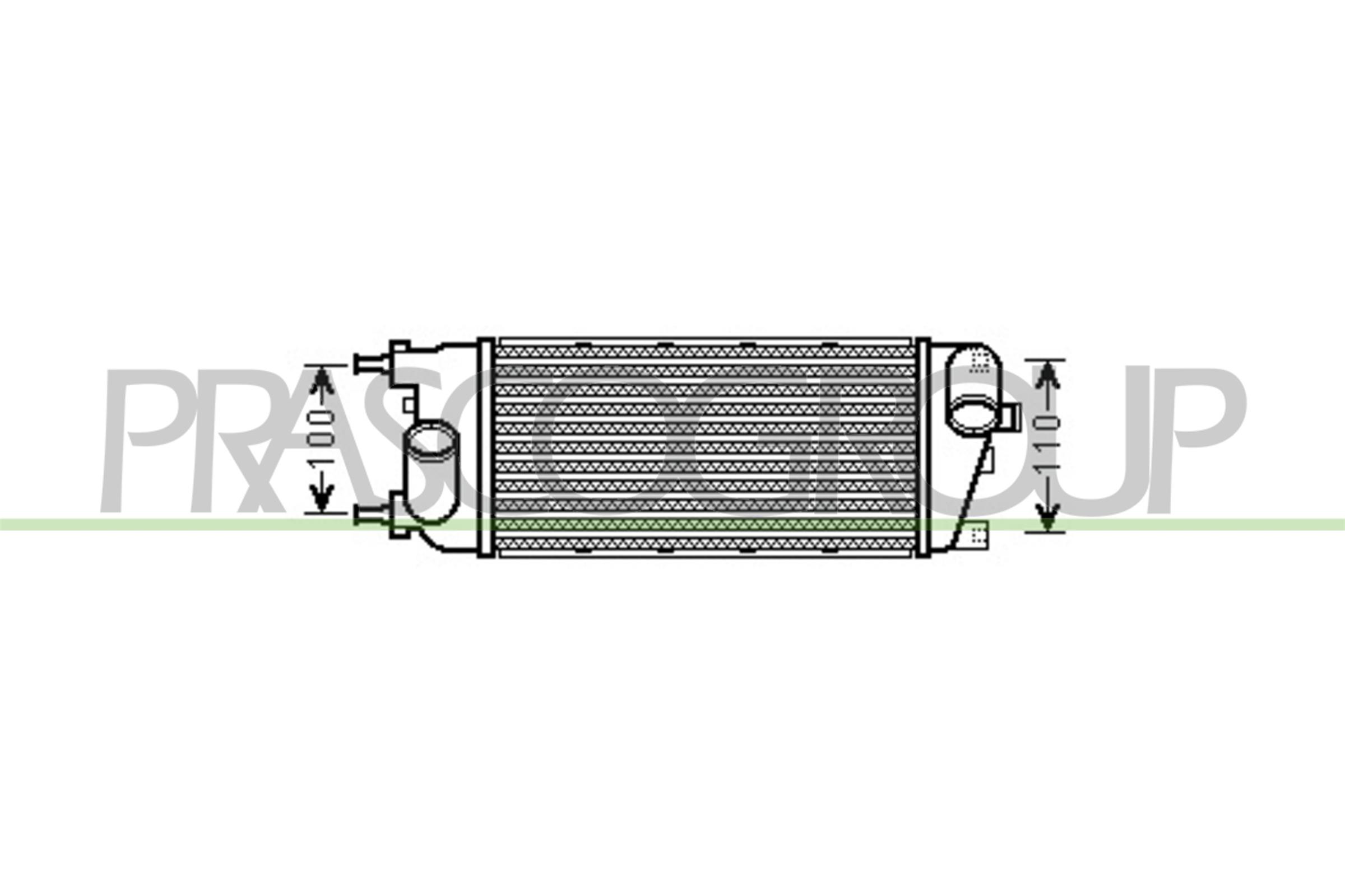 Prasco Ladeluftkühler Ft124n002 Für Fiat