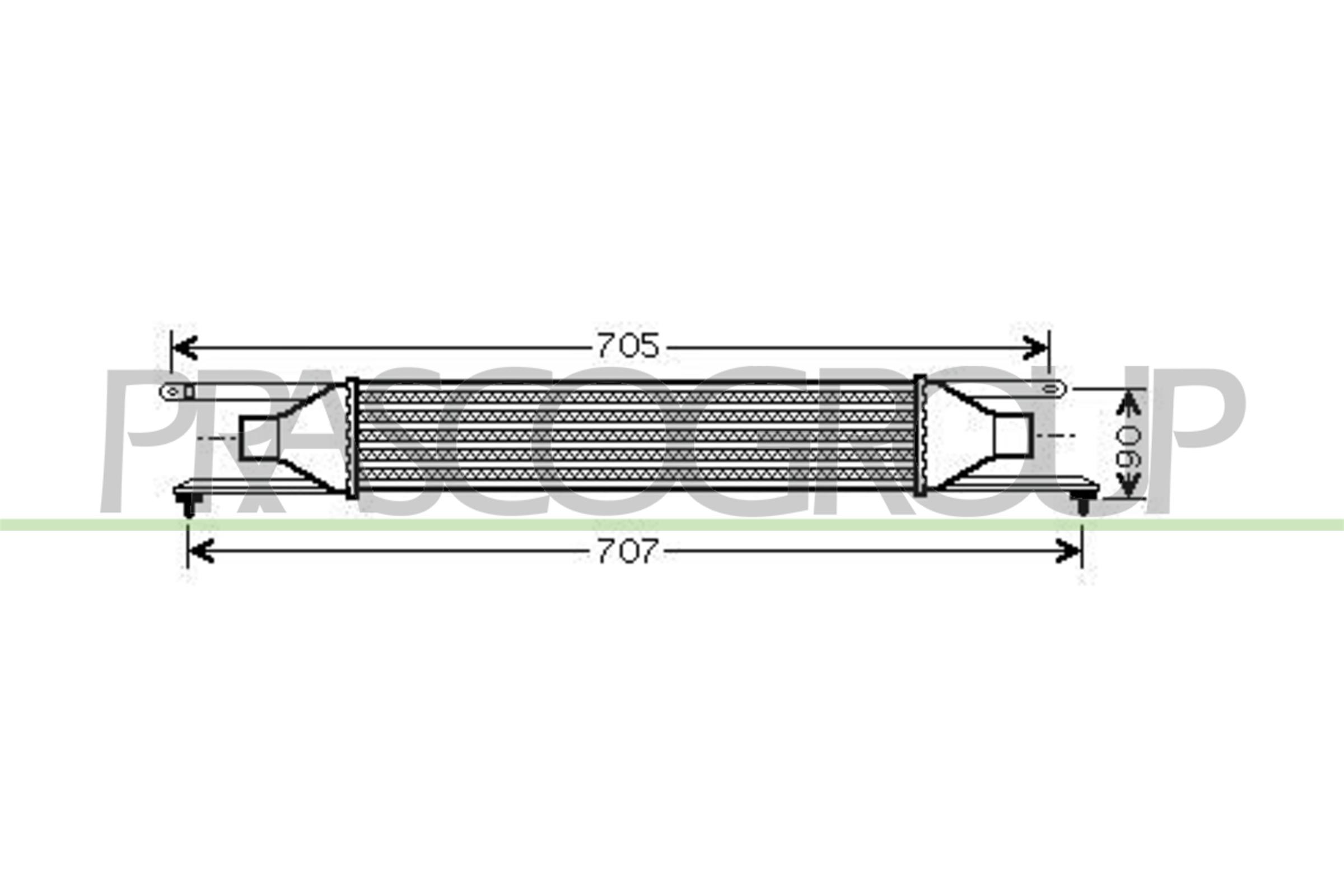 Prasco Ladeluftkühler Ft342n002 Für Fiat