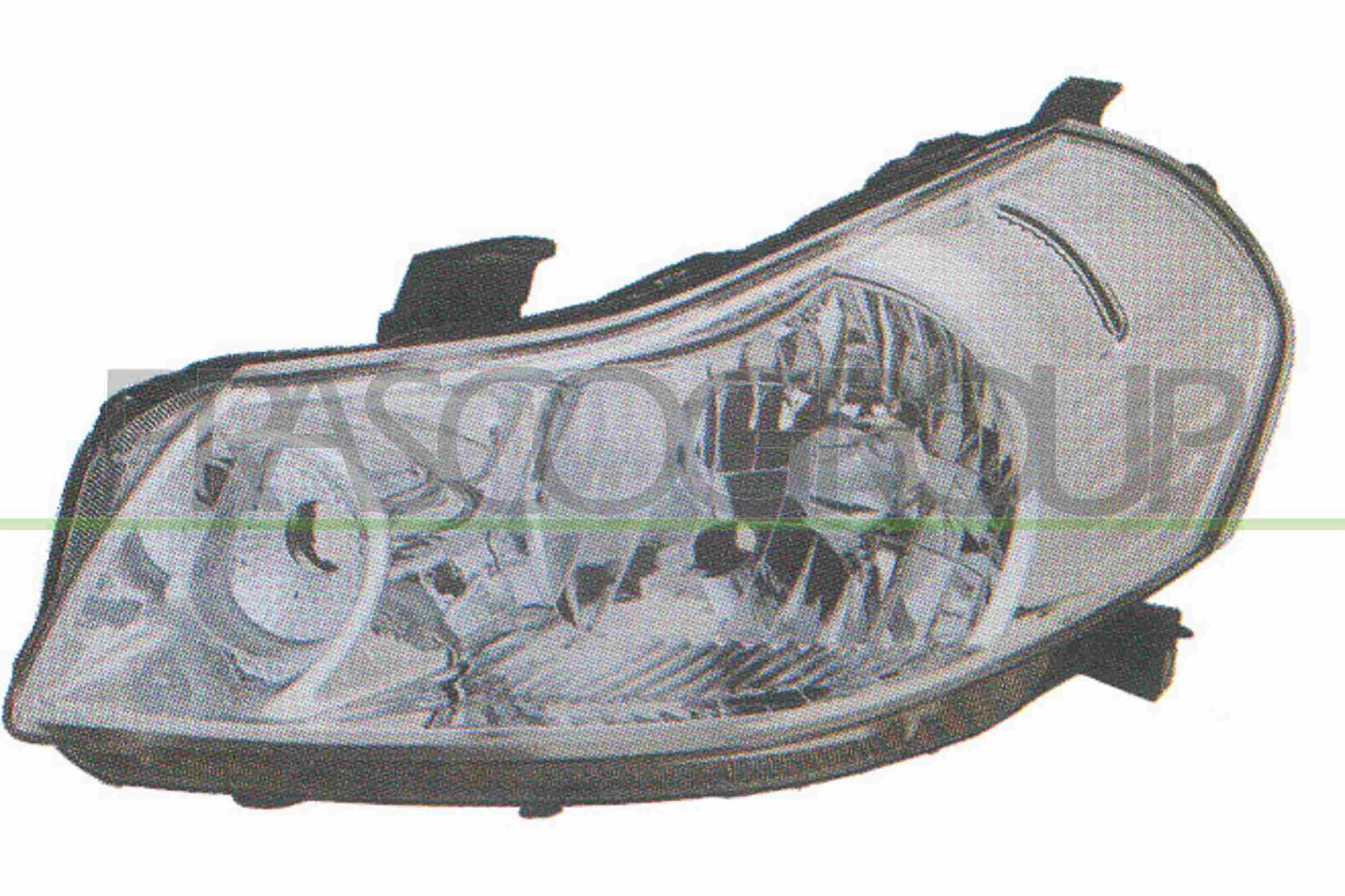 PRASCO Hauptscheinwerfer ft3604814 H4 links für Fiat