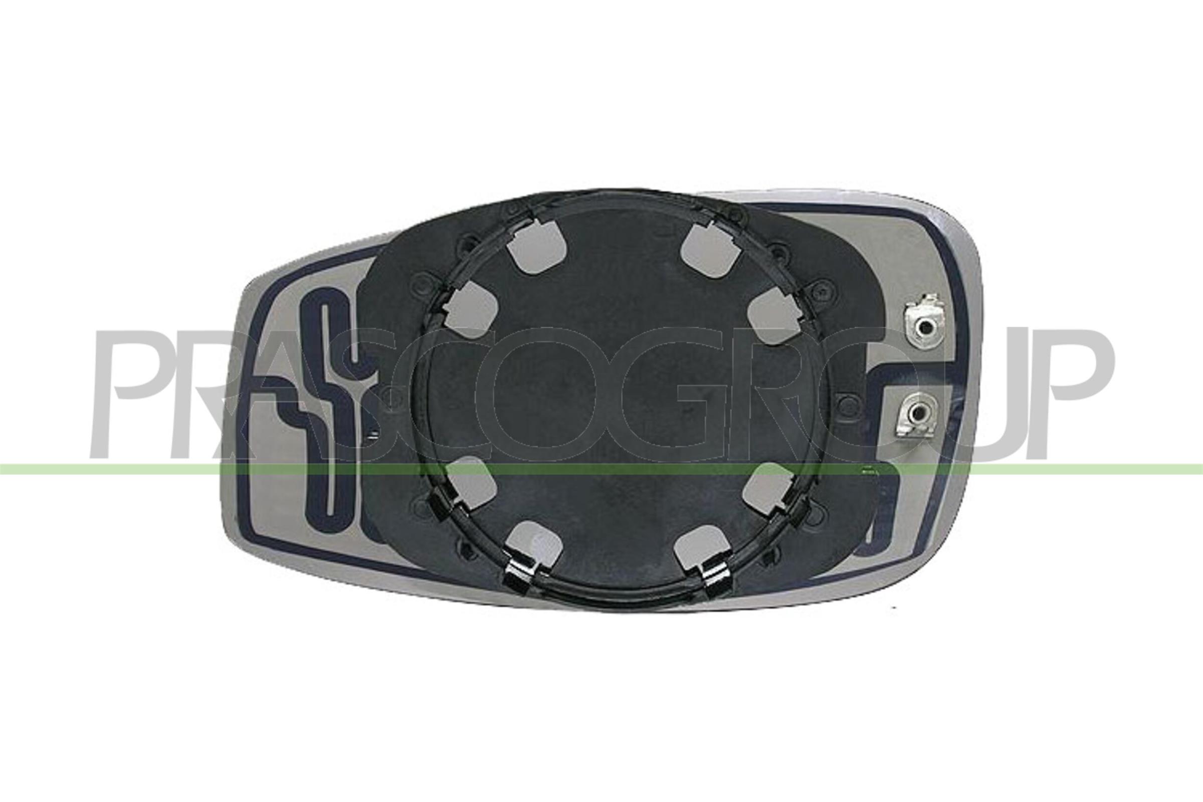 PRASCO Spiegelglas, Außenspiegel ft4207504 links für Fiat