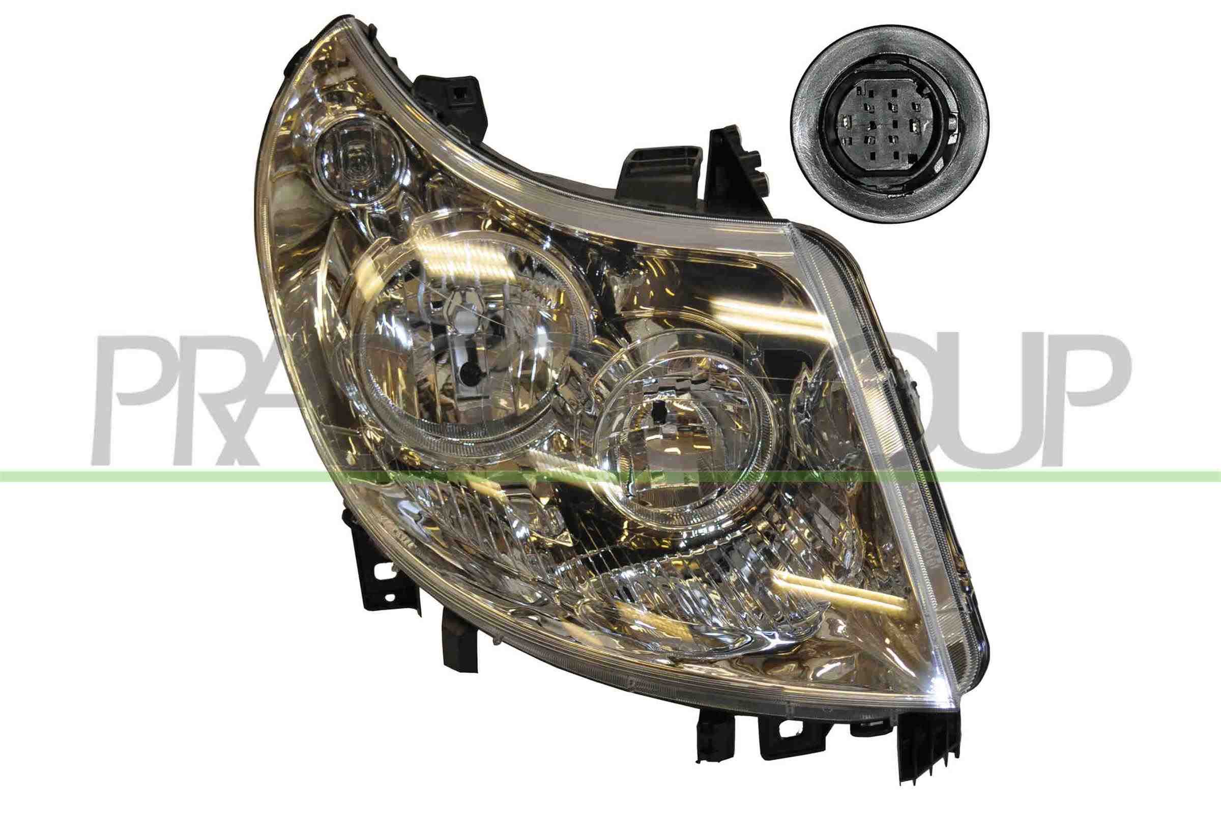 PRASCO Hauptscheinwerfer ft9304913 H7/H1 rechts für Fiat Peugeot