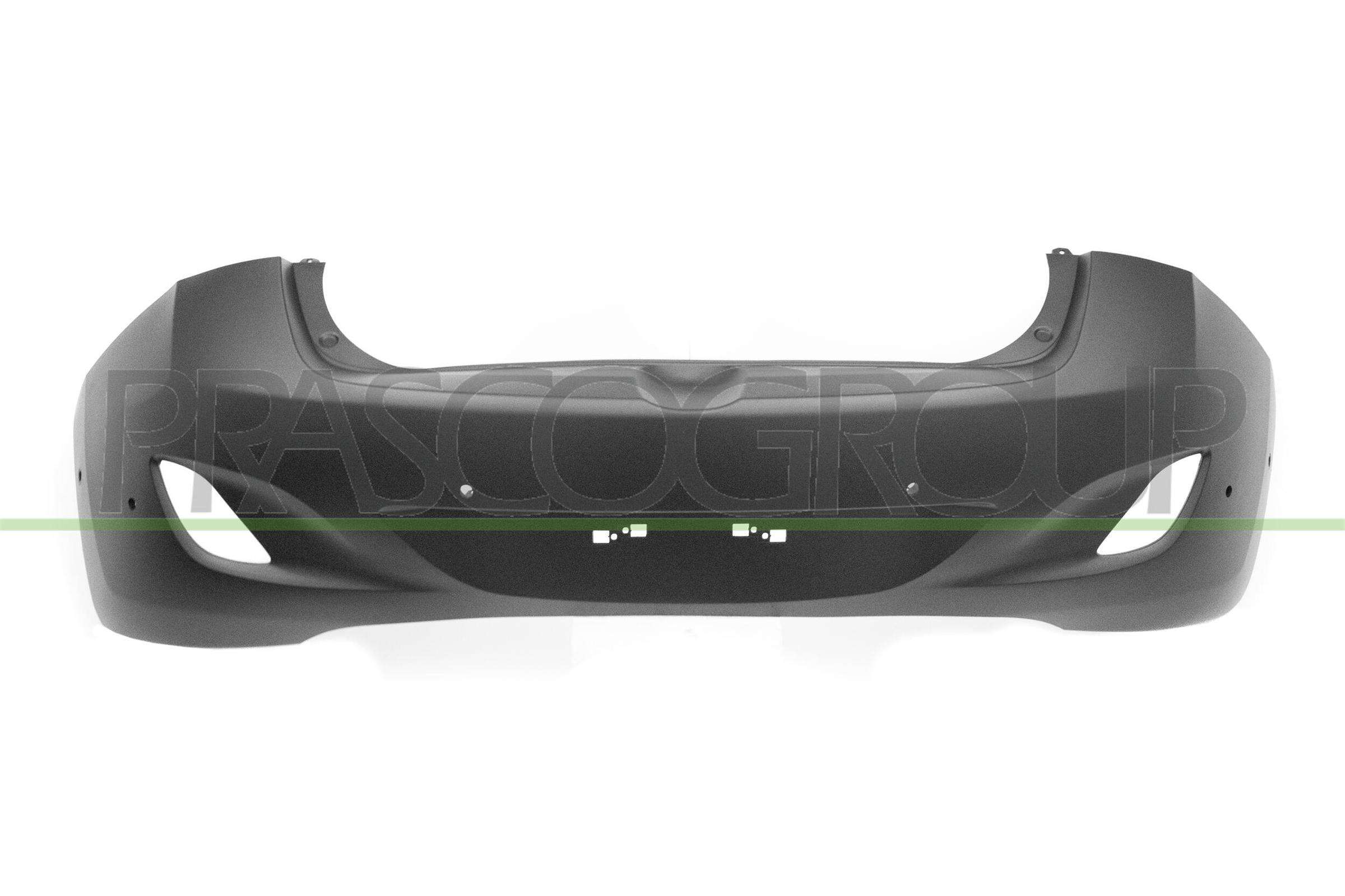PRASCO Stoßfänger hn0421071 hinten für HYUNDAI