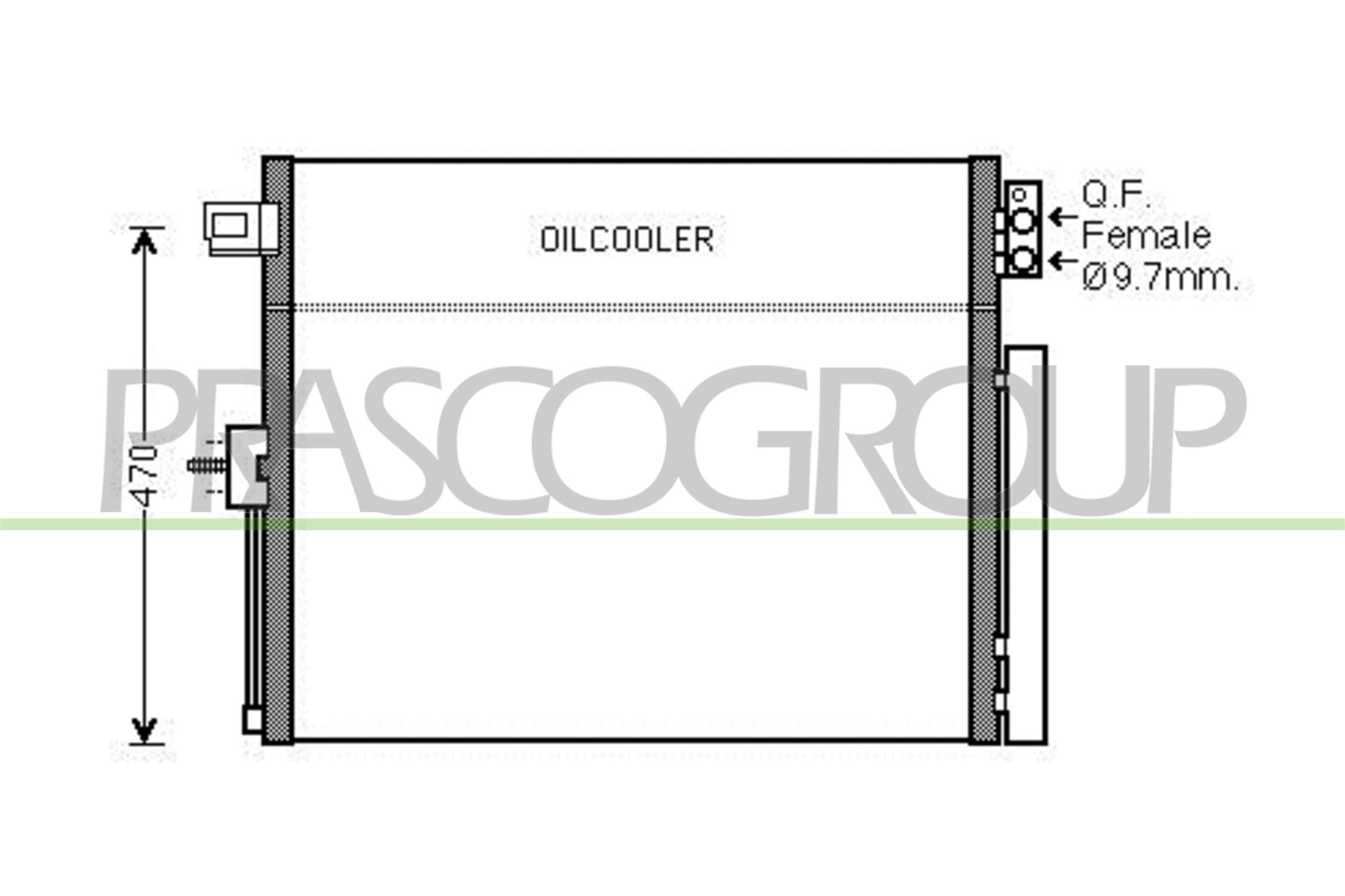 Prasco Kondensator, Klimaanlage Je022c001 Für Jeep