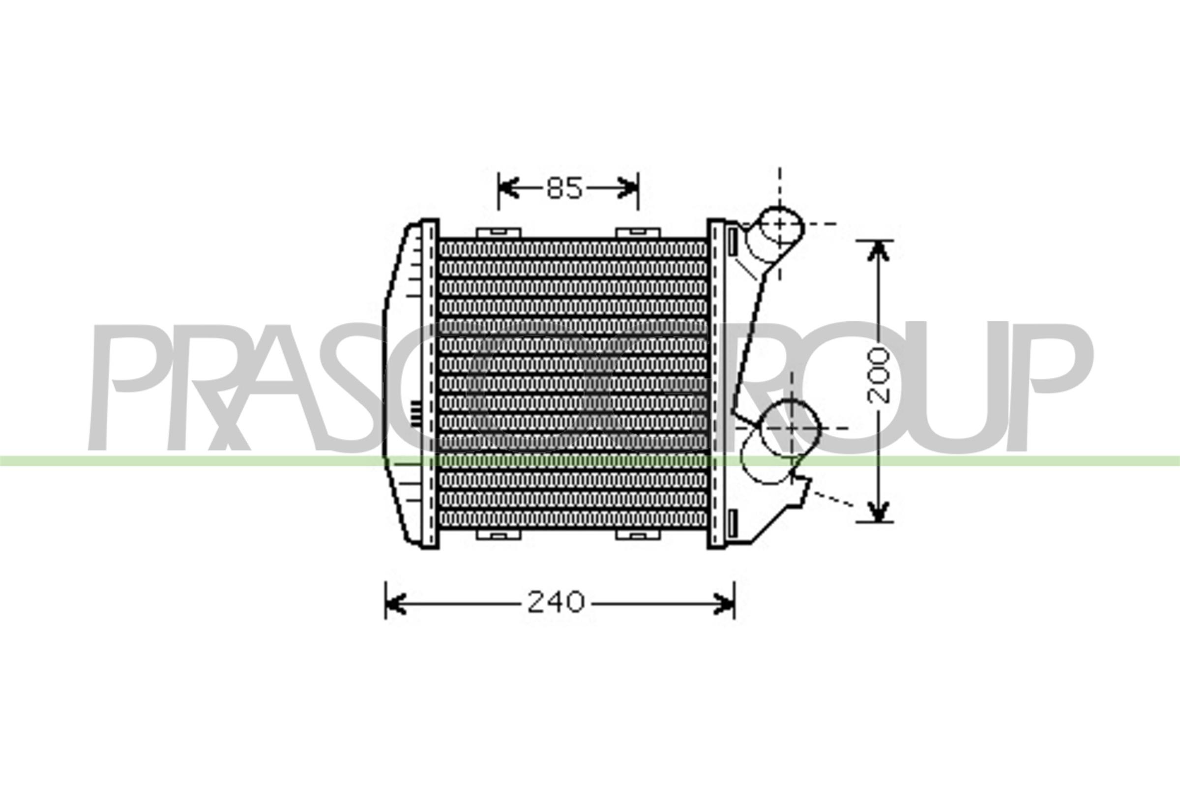Prasco Ladeluftkühler Me302n002 Für Mercedes Smart