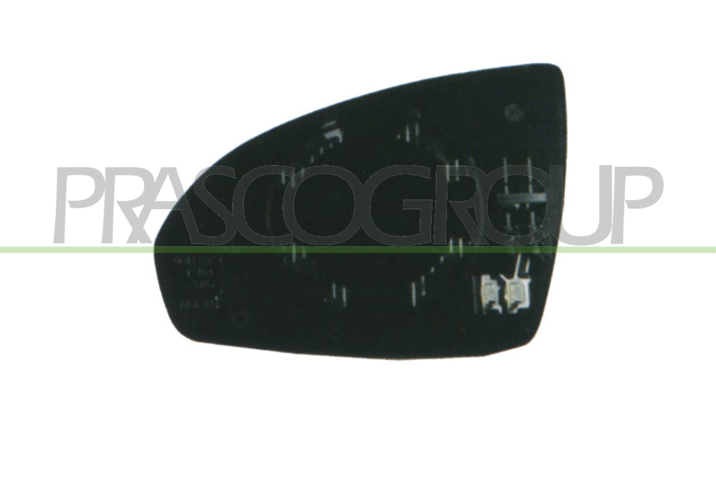 PRASCO Spiegelglas, Außenspiegel me3057503 rechts für Mercedes