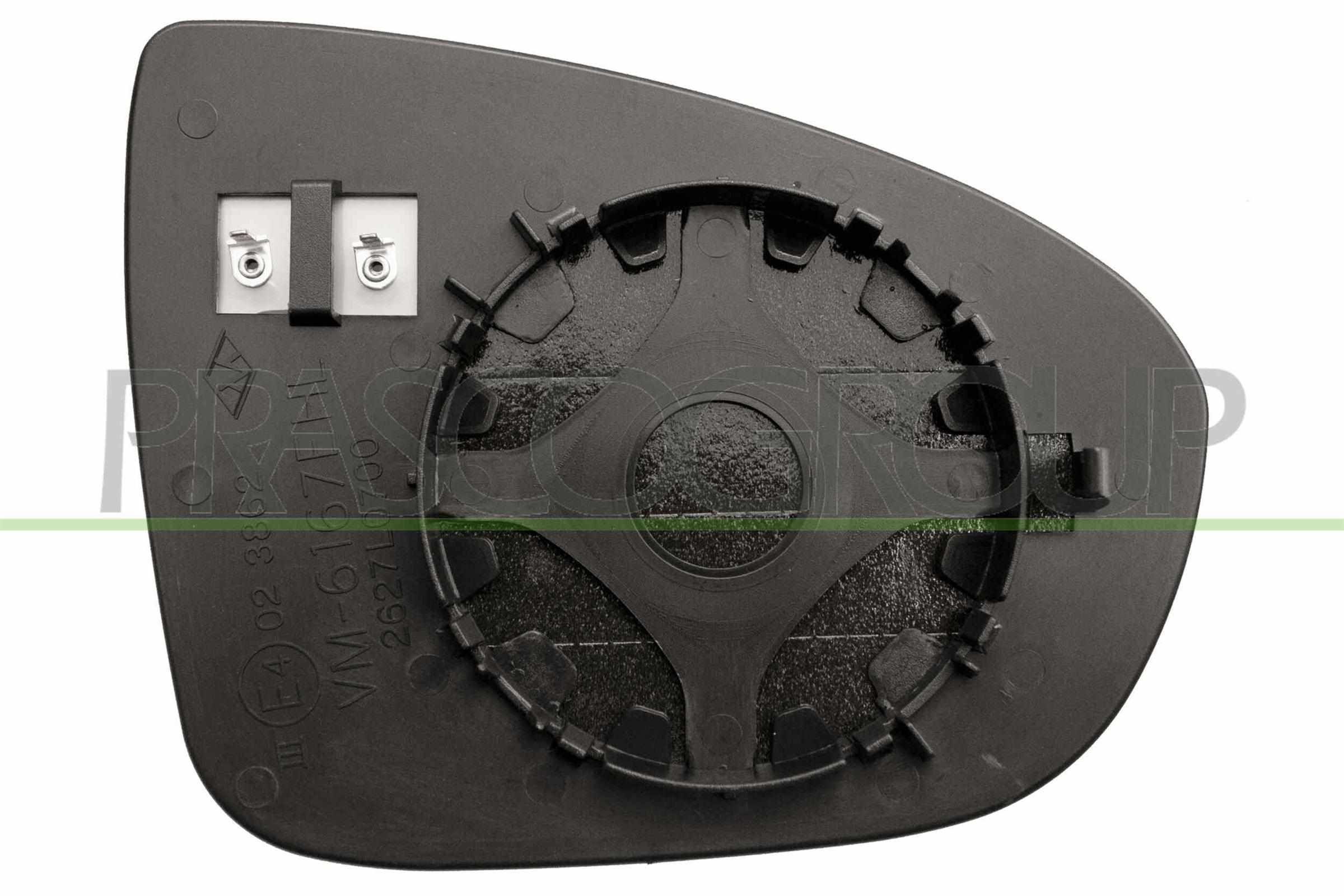 PRASCO Spiegelglas, Außenspiegel op3547504 links für Opel