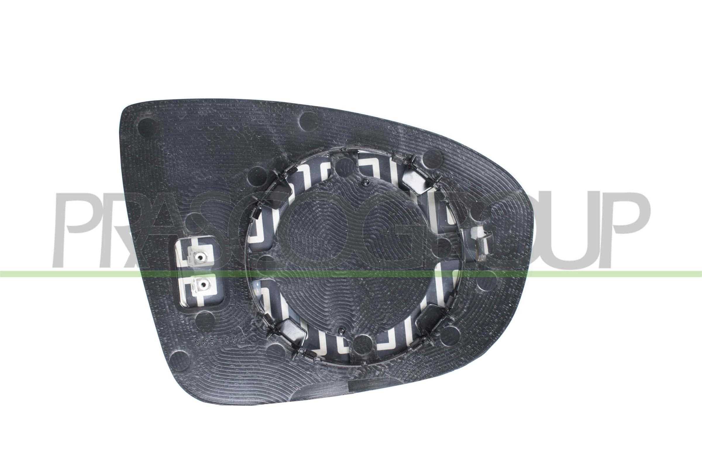 PRASCO Spiegelglas, Außenspiegel op3547514 links für Opel
