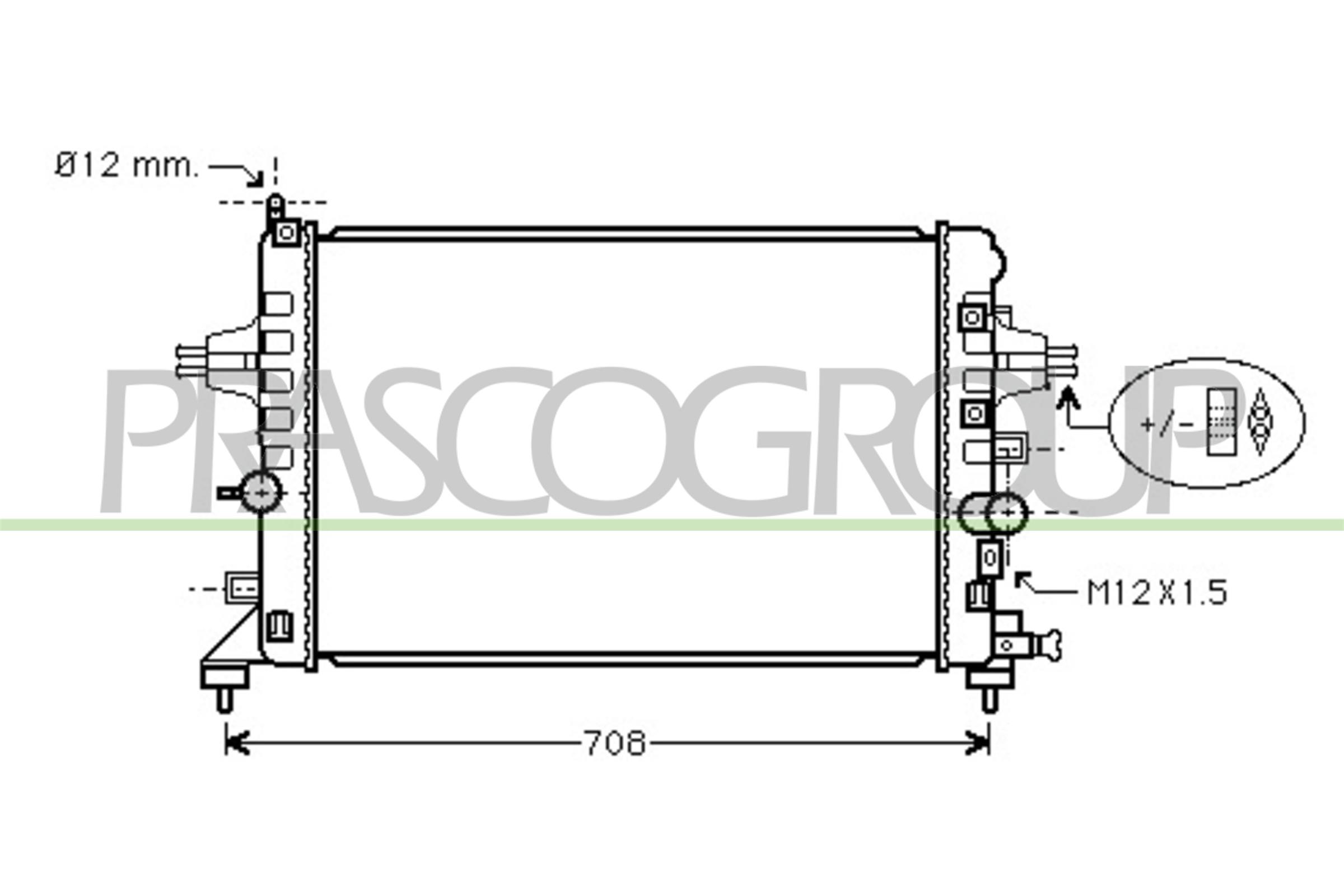 Prasco Kühler, Motorkühlung Op410r002 Für Opel